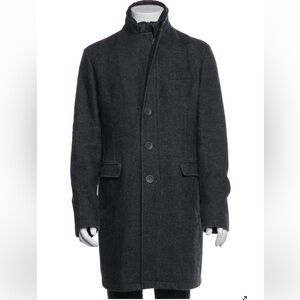 Herno Men's Gray Wool Coat